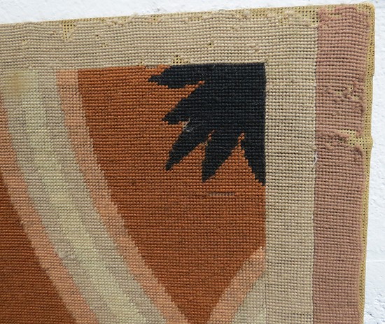 French Art Deco Tapestry Style Jean Dupas Maiden With Fawns